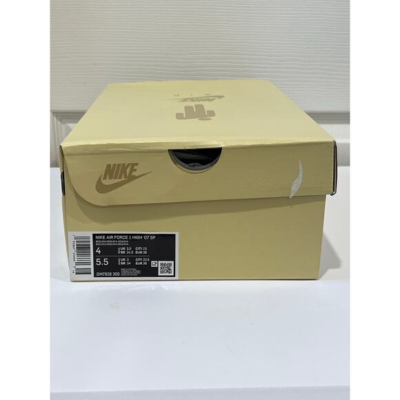 NEW Nike x Billie Eilish Air Force 1 High '07 Sequoia Green Mens 4 / WMN 5.5 - Picture 16 of 16